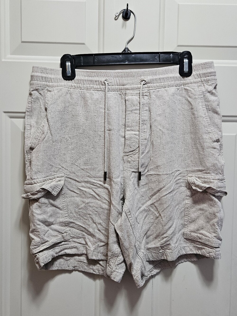 Kenneth Cole Linen Cargo Shorts